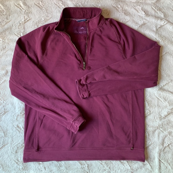 Tommy Bahama Jackets & Blazers - Tommy Bahama - Maroon 1/4 Zip